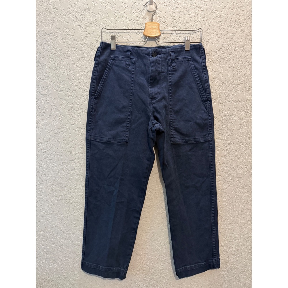 Everlane Straight Leg Fatigue Utility Pant 4 Navy Blue Gorpcore Workwear